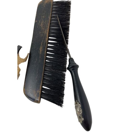 Victorian Vanity 6 PC Set Wood Ornate Decorated Nail Tools Shoe Horn Button Hook - Picture 8 of 12